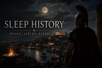 make cinematic sleep history videos like sleepless historian