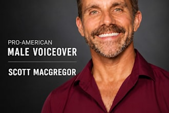 record character and animation voice over