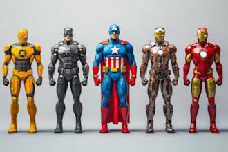 superhero character for comics