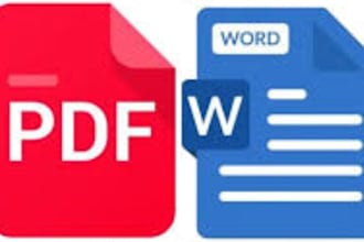 file conversion for PDF and word