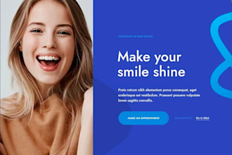 build dentist website design