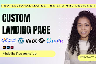 design a landing page on wordpress
