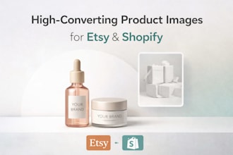 create high converting product listing images for etsy or shopify
