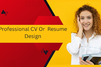design professional CV or resume design