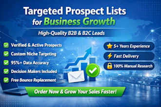 build targeted prospect lists for your business growth