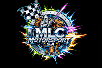 professional motorsport and racing logo design fast  unique