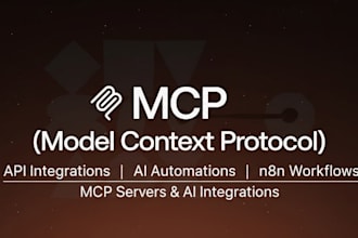 build mcp servers and API integrations with ai powered automations