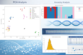 provide a complete population genetics analysis from vcf data