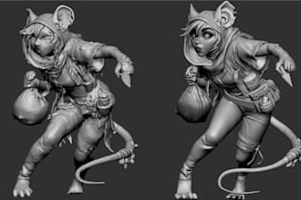 refine and enhance your 3d scans or 3d generated models