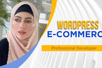 design wordpress and online store