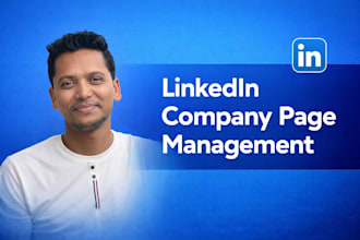 handle linkedin company page content and insights