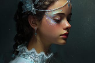 paint a realistic or fantasy portrait
