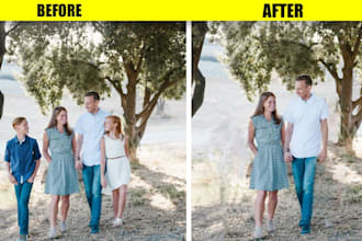 professionally remove unwanted objects from photos