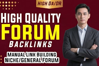 do high quality forum posting backlinks
