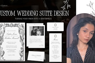 design a custom wedding suite based on your unique vision
