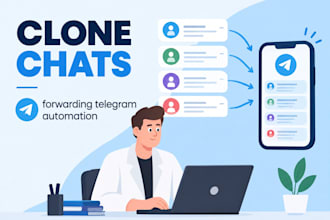 build bot to clone telegram channels and groups