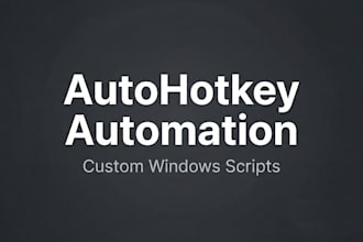 create custom autohotkey scripts to automate daily windows tasks