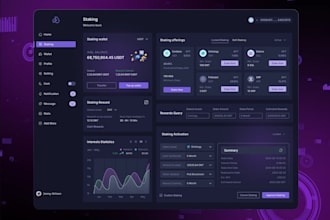 develop staking website, presale website, web3 solana dapp, dex, ico launchpad