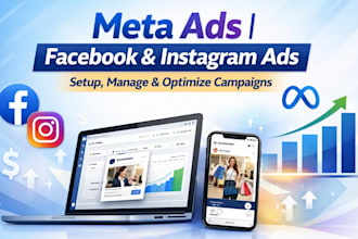 setup meta facebook and instagram ads campaigns, fb advertising meta ads