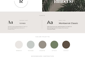 design professional brand guide for you