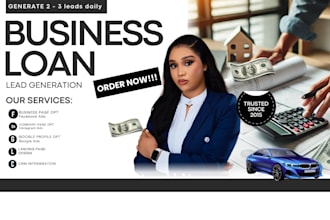generate exclusive business loan leads, facebook ads, google ads, video ads