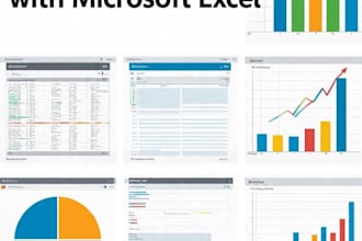 do excel data analysis with insights, charts and statistical summary