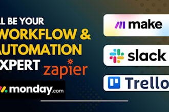 make com automation, monday crm automation, n8n automation, zapier notion api
