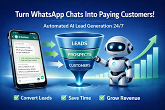 build ai lead generation and whatsapp sales automation for your business