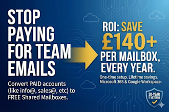 save you money by converting mailboxes to free versions