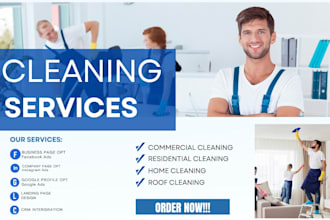 generate exclusive cleaning leads, cleaning facebook ads, google ads, video ads