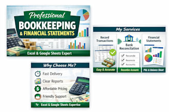 do bookkeeping, trial balance and profit and loss in excel