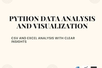 data analysis and visualization using python and pandas
