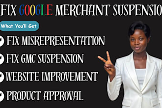fix google merchant suspension setup shopping ads and misrepresentation