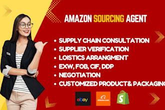 be your amazon, ebay sourcing agent amazon fba product sourcing