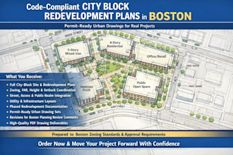 design code compliant city block redevelopment plans in boston