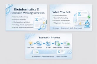 edit and format bioinformatics research reports