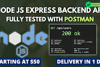 develop fast nodejs backend API with express and mongodb