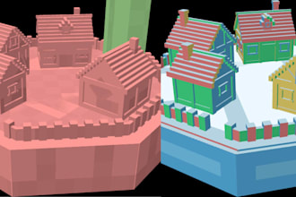 create custom minecraft blockbench 3d model,  animation and textures