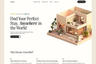 build squarespace vacation rental website tiny house rental website