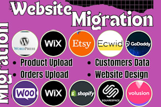 clone website migration expert shopify to woocommerce wordpress migration expert