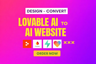develop and fix lovable website, lovable ecommerce, supabase, mvp, lovable dev