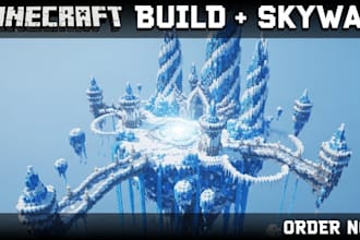 design professional pvp maps for bedwars, skywars, or minigames