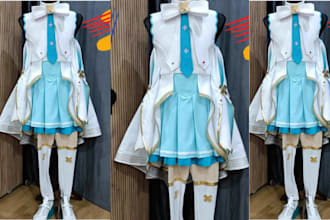 design and sew anime fabric cosplay costumes wearable cosplay outfit