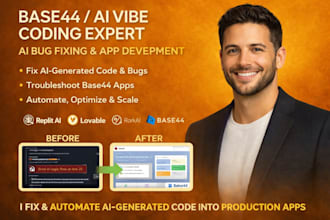 base44 expert base44 app vibe coding bug fix replit ai lovable rork ai base 44
