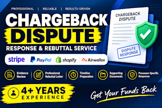 prepare professional chargeback dispute responses