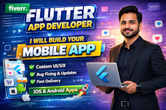 build your flutter mobile app for android and ios with firebase