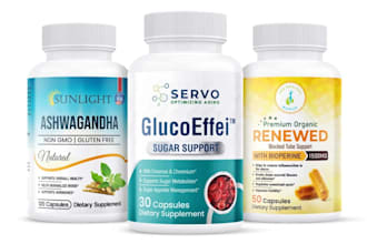 design premium supplement product label and packaging