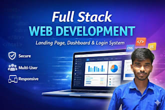 be your backend and frontend developer for hire