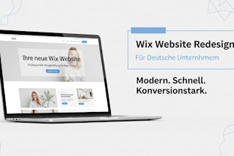 redesign wix website german wix website redesign german überarbeite