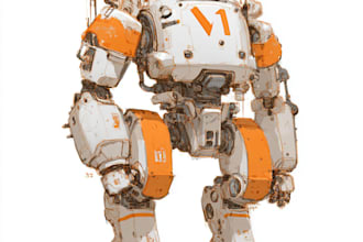 draw or design mechs robots concepts